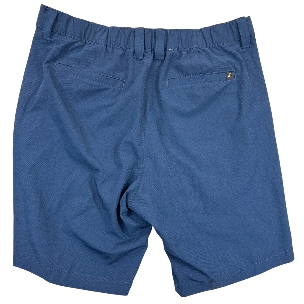 Banana‎ Republic Shorts Mens 34 Navy Blue Performance Stretch Tech Golf
